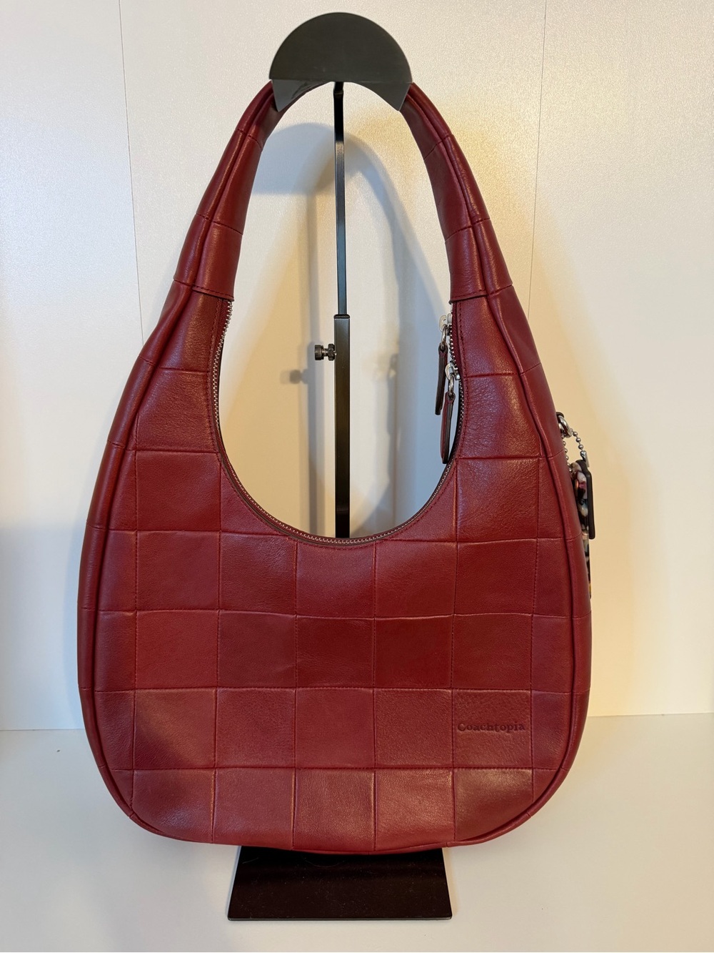 Coachtopia ruby Quilted Leather Hobo Bag